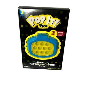 Pop It! Pro NEW The Original Light Up Pattern Popping Fidget Game Buffalo